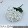 Five-layer coated hydrangea XQ white