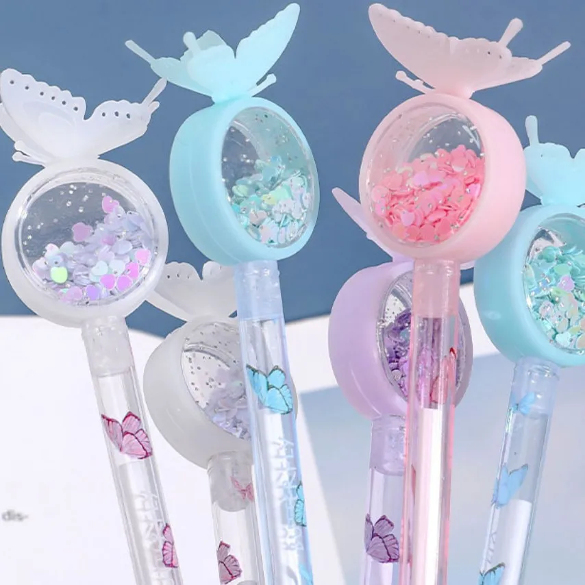 Blue Fancy Glitter Pen – shaaronusuniquestore