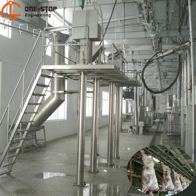 Ceremonial cattle slaughterhouse slaughtering equipment for beef halal turnkey slaughterhouse