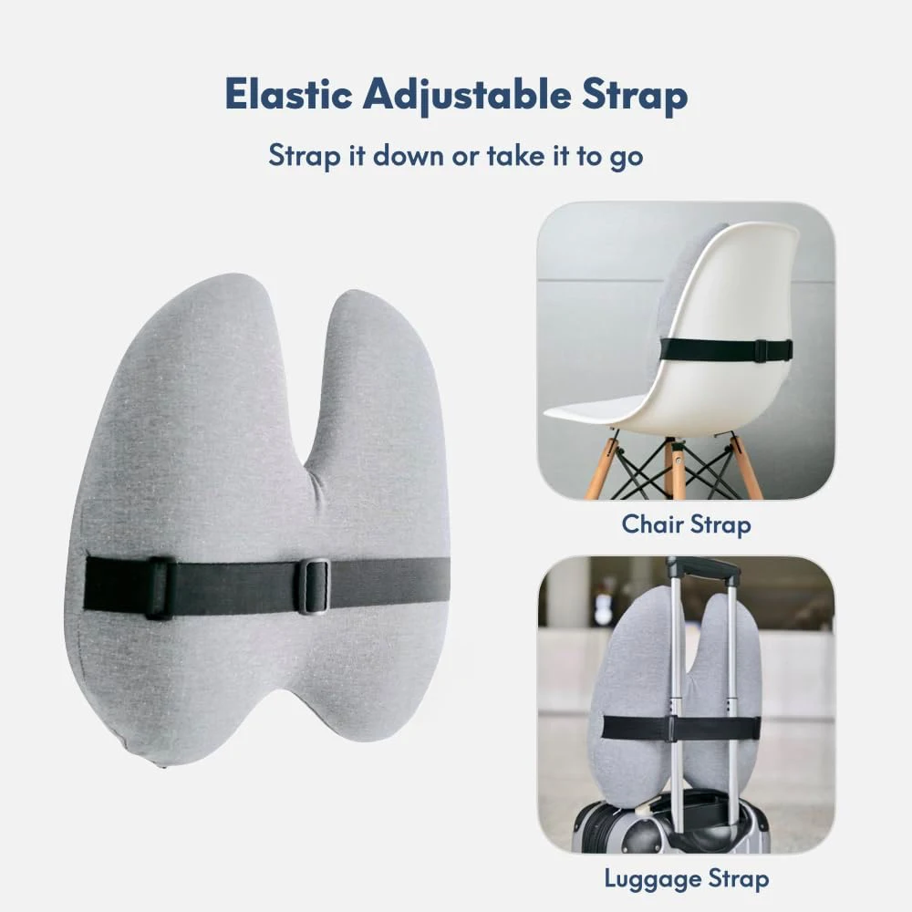 Ergonomic Lumbar Support Cushion Back Support Pillow Comfort Lumbar Pillow for Office Chairs