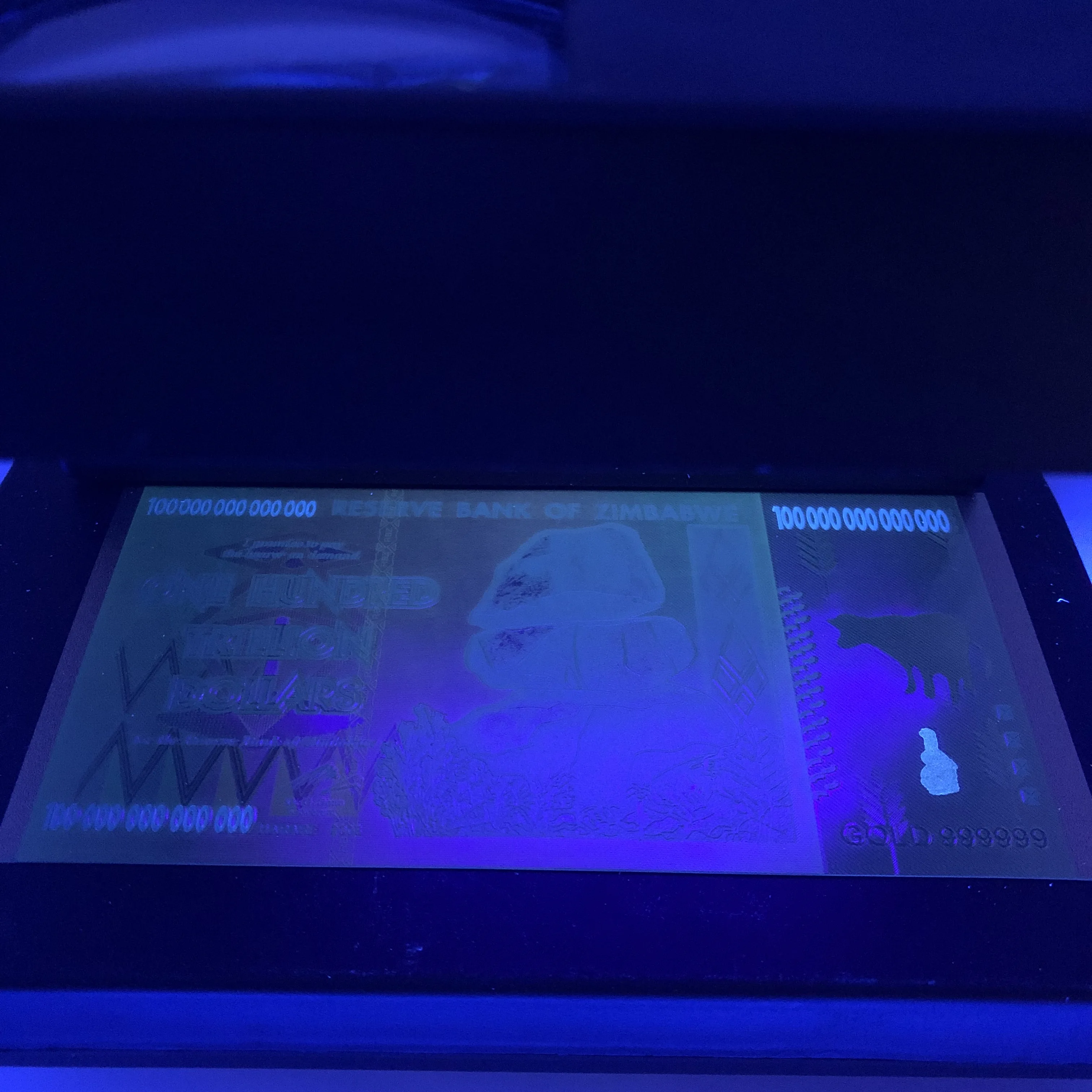 卸売ジンバブエ100億ドル紙幣金箔紙幣ゲーム用お金やお土産