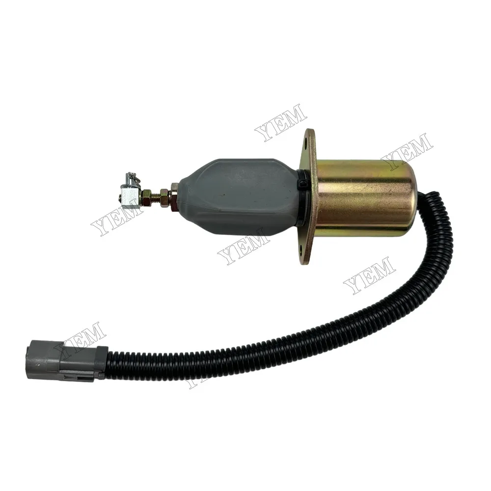 Stop Solenoid 1751E5-12A3UC12B15 Fit for Kubota V2003 Engine 4
