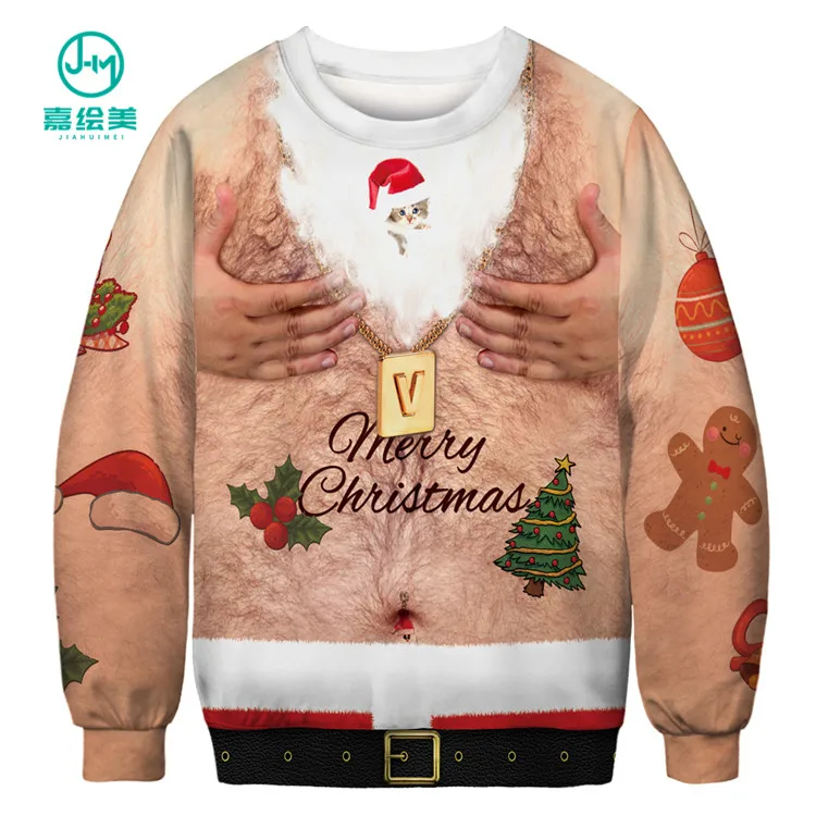 mens xmas moletom com capuzs