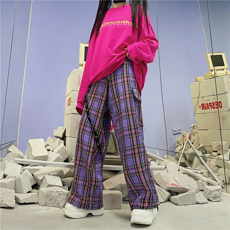 Punk Rock Pants Women Hip Hop 