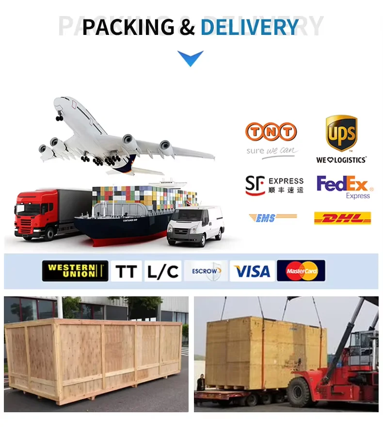 Packaging & shipping specifications