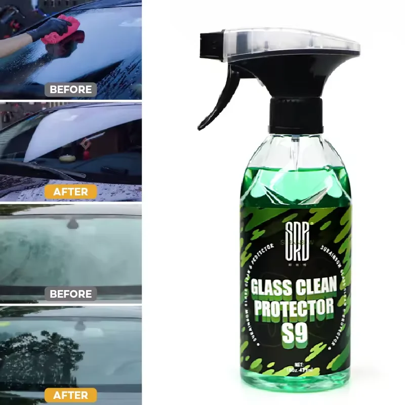 Surainbow S9 Glass Treatment and Cleaner Car Glass Cleaner Spray Glass and Window Cleaner Spray Bottle