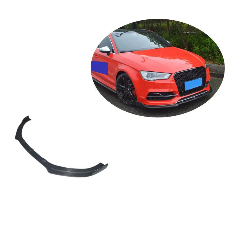 S3 Rs3 Carbon Fiber Fibre Front Bumper lip splitter Fit For Audi s3 Rs3 2014-2016