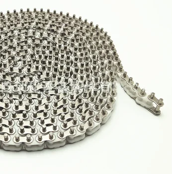 Chaîne De Transmission Industrielle 06C-1-160L - Pas 3/8 Pouce - 1,5 Mètre - Acier Carbone Trempé