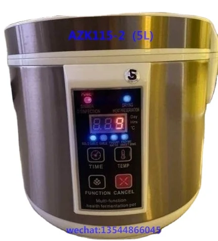 AZK115-2 домашнего использования черный чеснок ферментер/обновленный машина за 7 дней/ферментации сделано здоровый для машины приготовления пищи