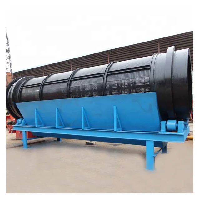 Municipal Solid Garbage Waste Recycling System Plant Trommel Screen