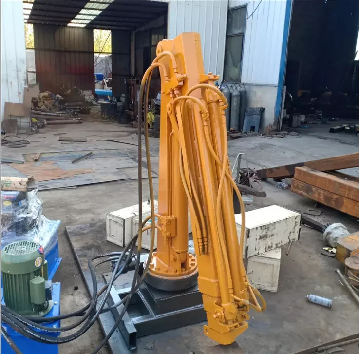 Best Price Factory Boom Mini Pickup Hydraulic Truck Cranes Lifting With Basket Mini Truck Mounted Crane
