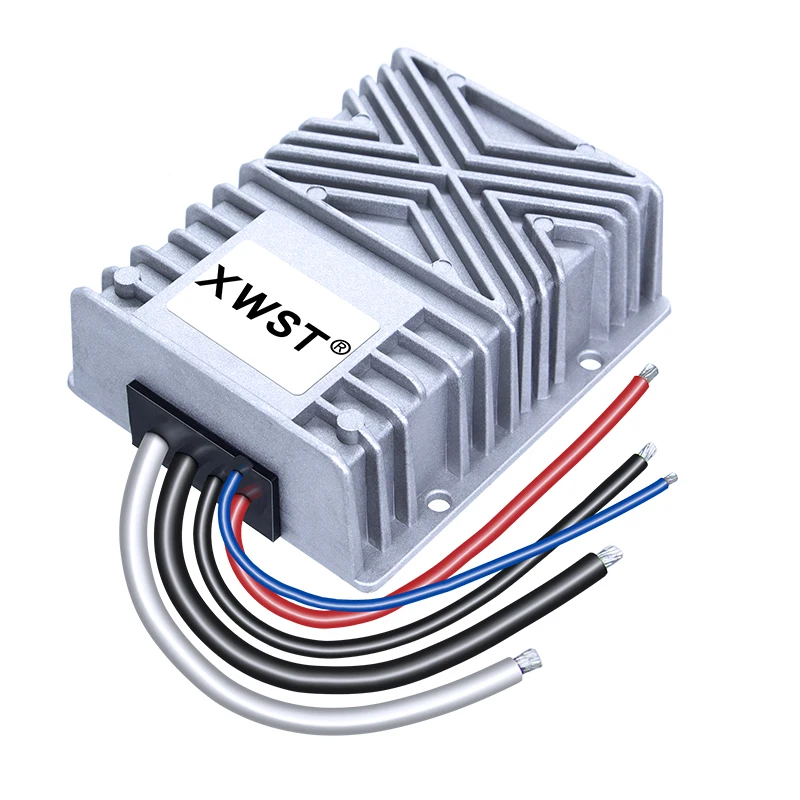 DCDCコンバーター　昇圧降圧兼用　8V-40V入力　出力13.8V　30A XWSTアップグレードDC-DCコンバーター8V-40Vから15Vへの降圧