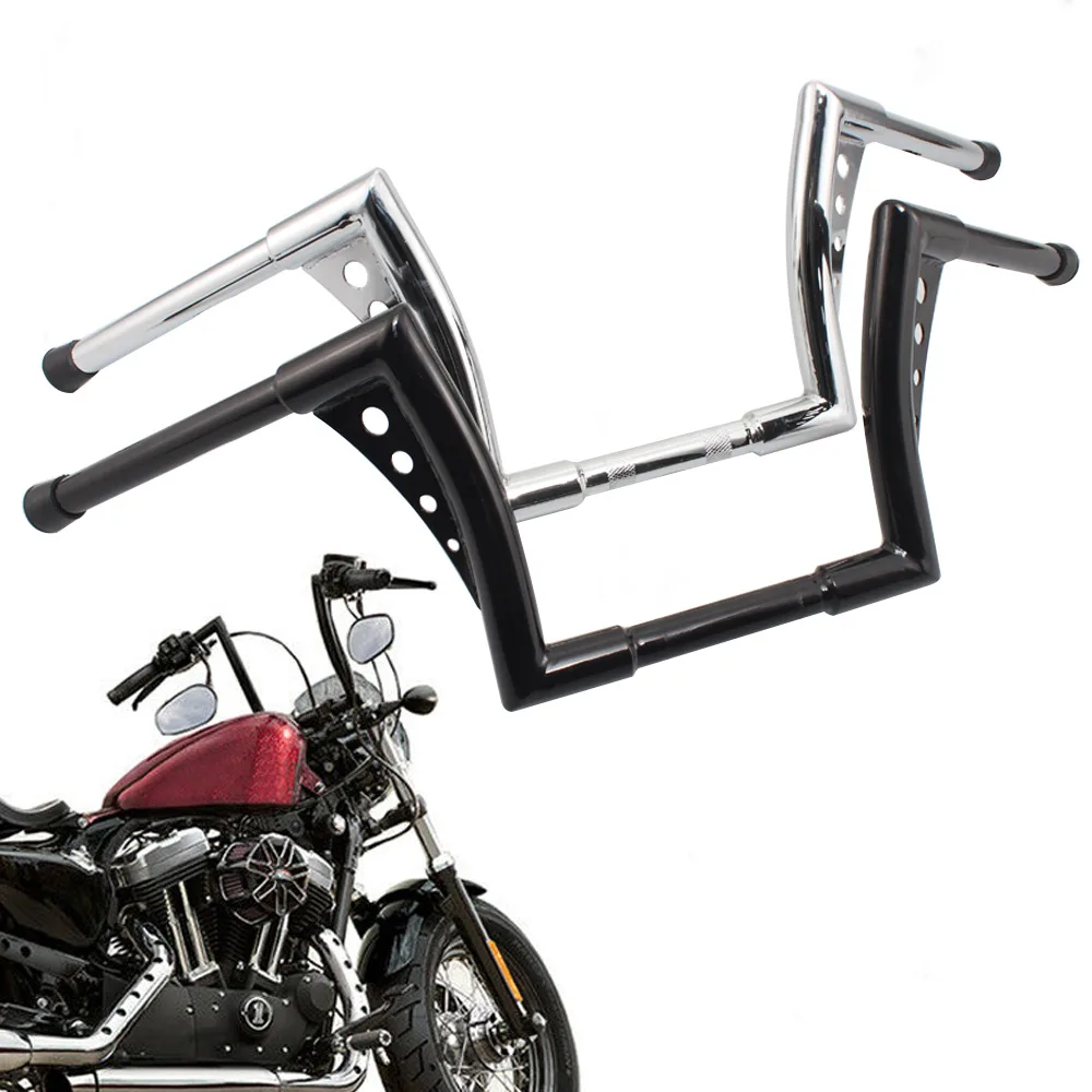 XFMT 1.25 Fat 12 Rise Ape Hangers Handlebar Compatible with Harley Softail Sportster XL Custom 