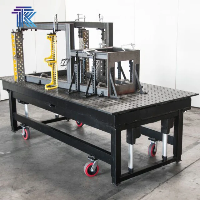 TKweld High-End CE Certified 3D Plasma Nitriding Soldering Station Customizable D16/D28 Welding Table for Q355 Steel