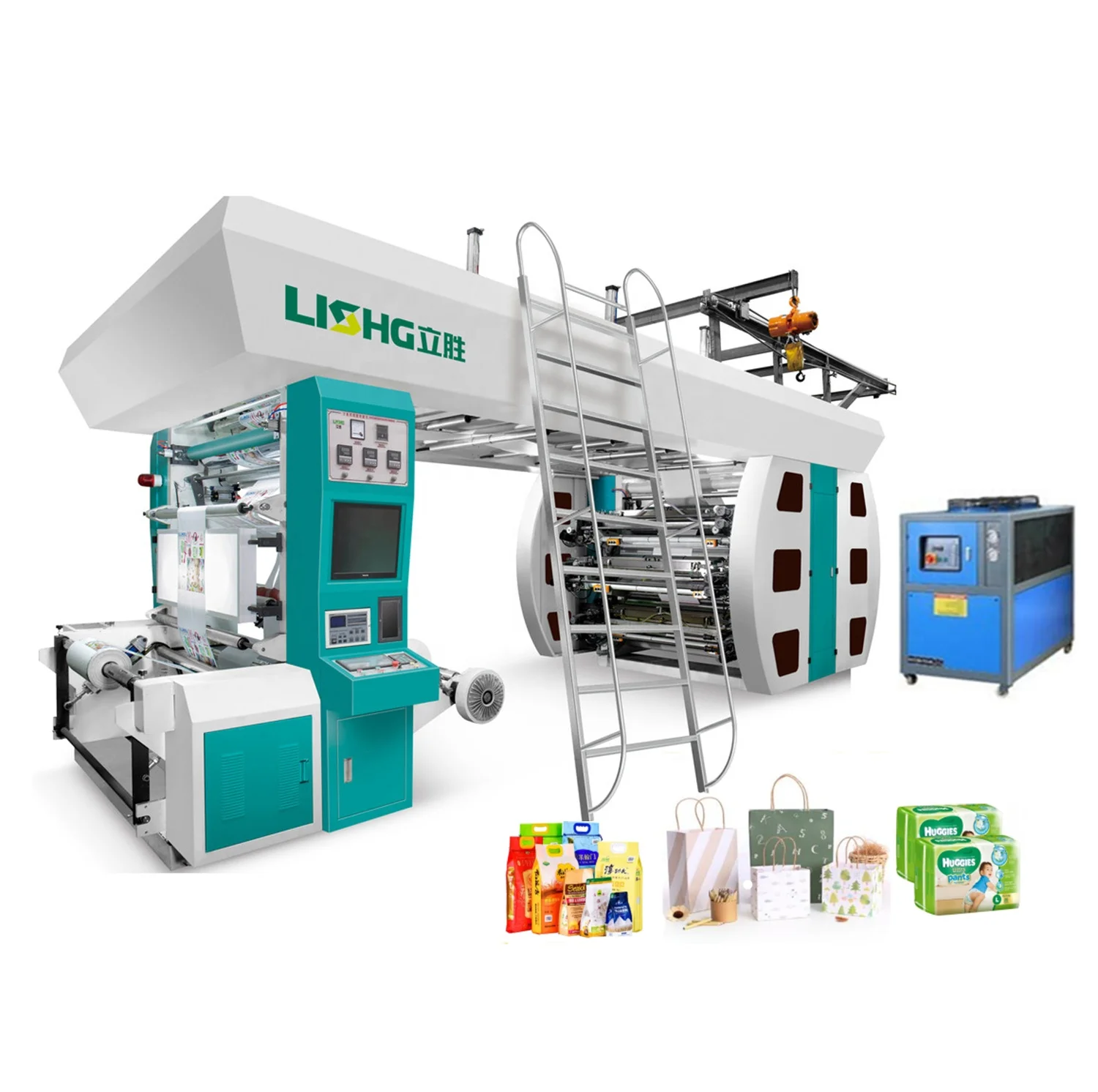 2 Colors Flexographic Printing Machine