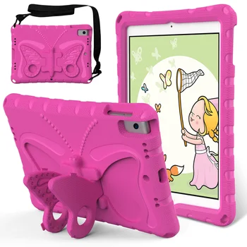 Hot Selling Butterfly Hollow Tablet Case for iPad 10.2 Light-Transmitting Design & Multi-Angle Stand