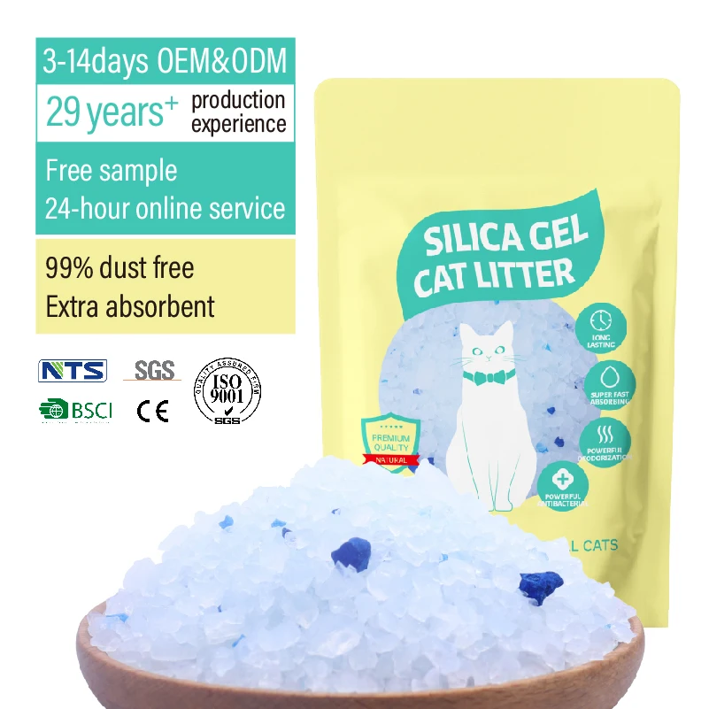 OEM Ultra Absorbent Micro Crystals Cat Litter Bulk 3.8L Lightweight