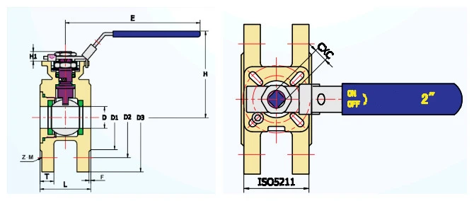 Chinese Pneumatic Actuator Wafer Thin Ball Valve Factory Price