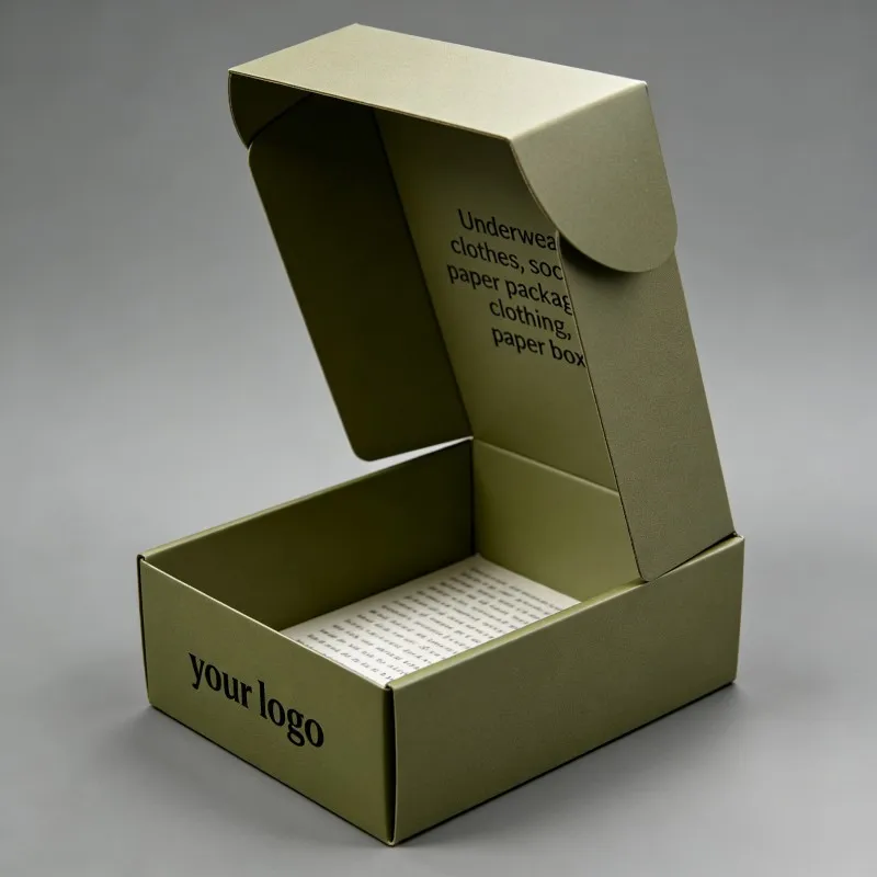 Blwch Rhodd Corffwysiadwy o'r Ffactory yn Uniongyrchol i Werthu'n Massaidd, Cyflwyniad Newydd 2026, Blwch Pacio Papur Adnewyddadwy ar gyfer Danwared, Gwisgoedd a Pheswch, Blwch Anfon