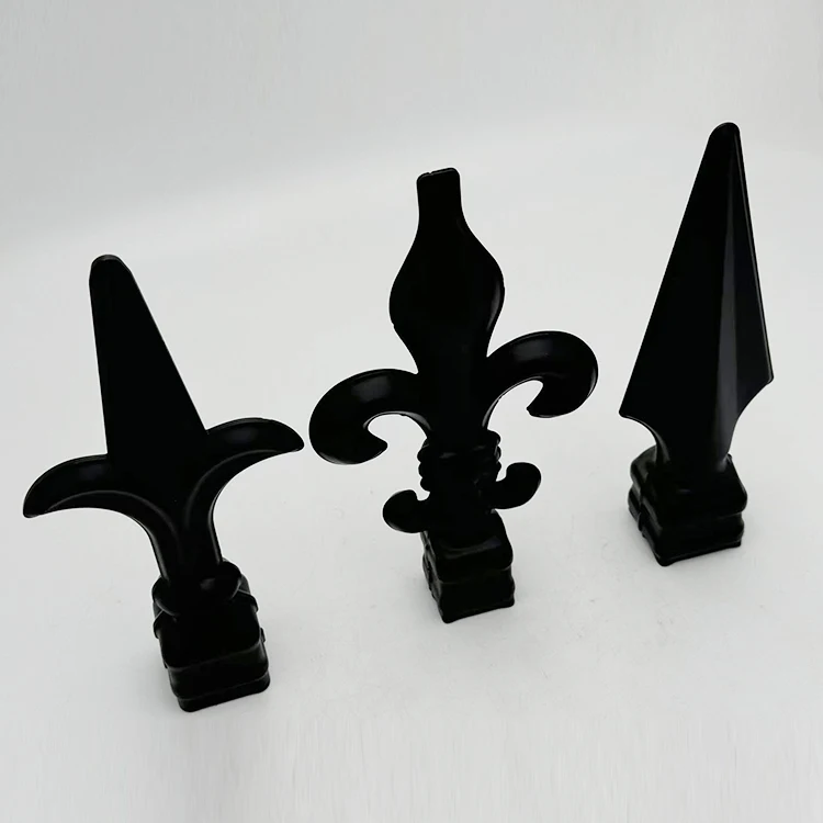 New Design Iron Gate Decorative Wrought Iron Fence Decoration Components Fence Spear Top