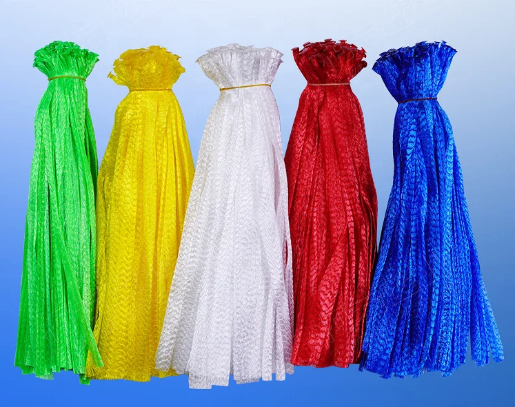 LDPE Bath Sponge Mesh Making Machine Polypropylene Fruit Vegetable Packing Bag Making Machine