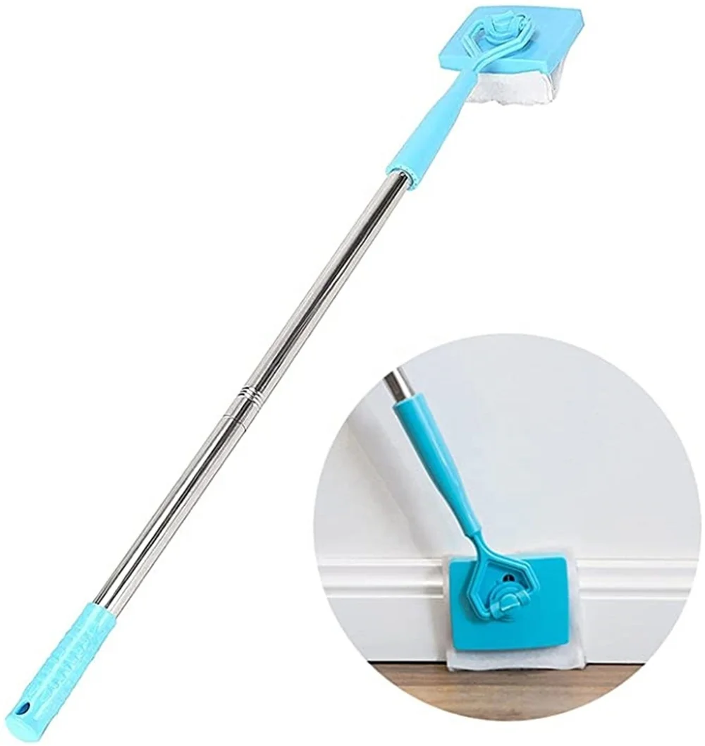 Baseboard Cleaner Tool With Handle Adjustable Baseboard Cleaning Mop