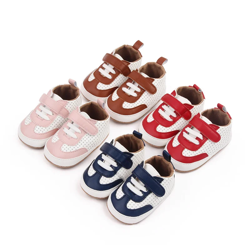 Spring and Autumn New Baby Color Mesh Breathable Soft Sole Non-slip Baby Walking Shoes