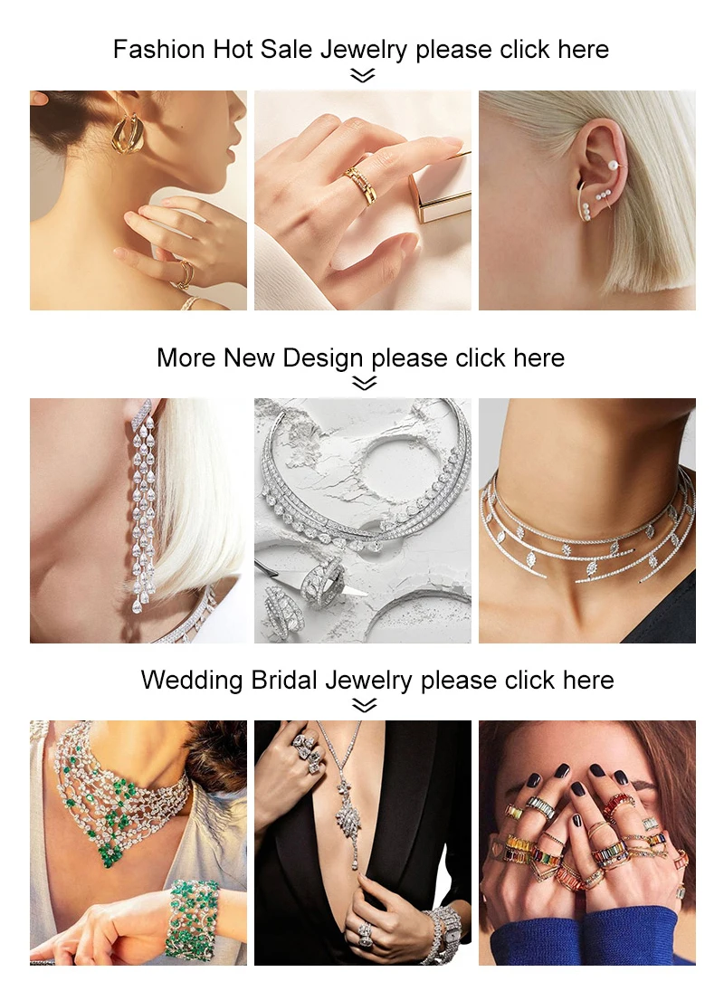 Rakol Sp071 White Royal Big Cz Zircon Necklace Saudi Arabia Wedding