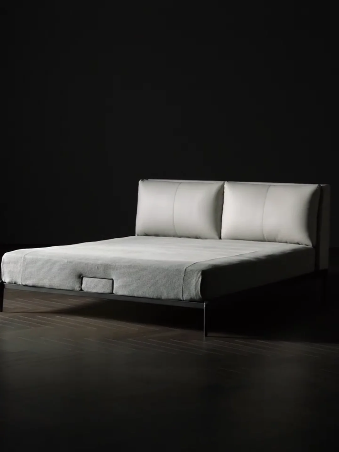 Italian Platform Wooden Beds Folding Bedding Fabric Beds Furniture