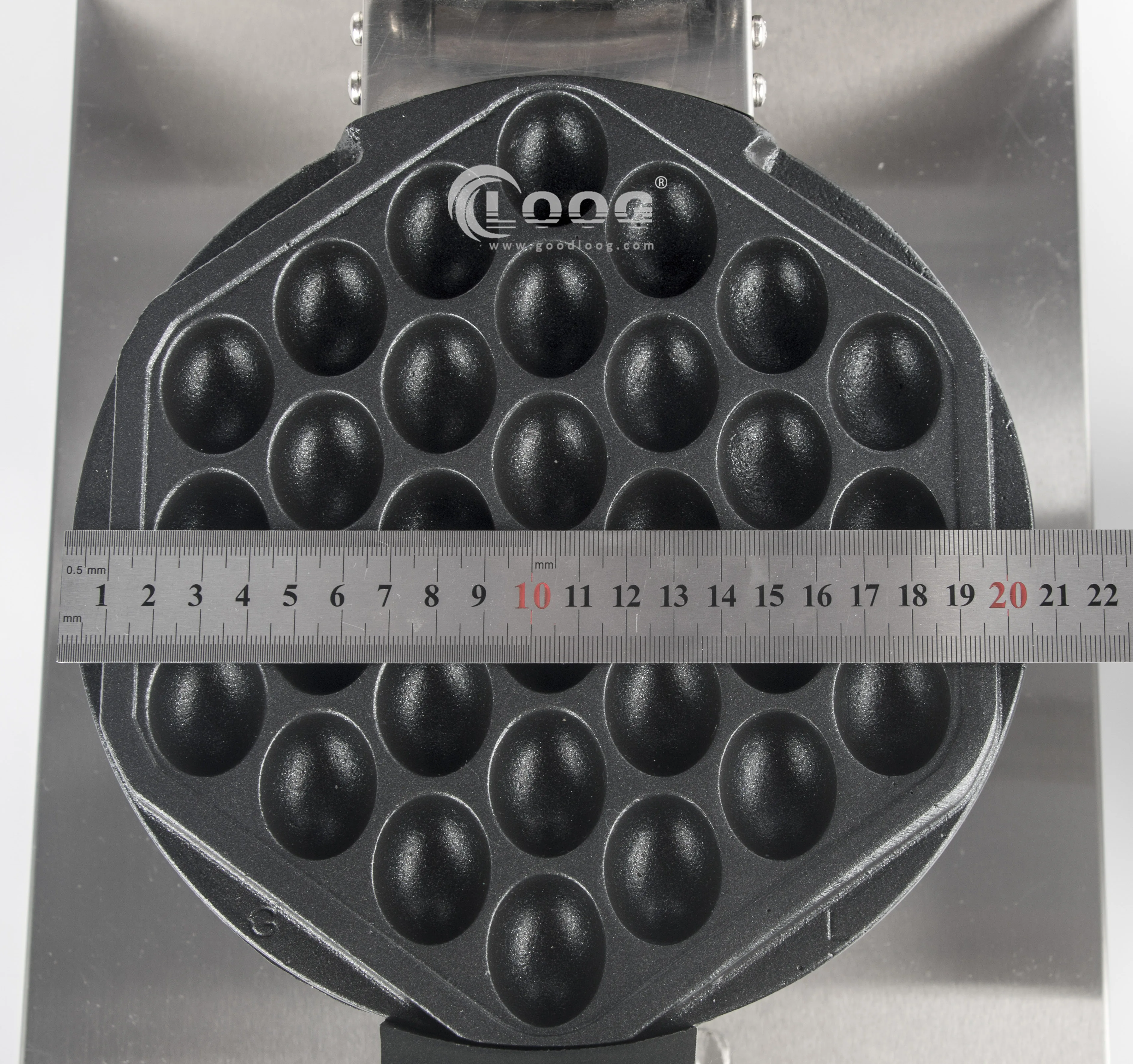 Wholesale Digital Nonstick Rotating Waffle Maker Price 110V 220V Electric Commercial Changeable Plate Egg Bubble Waffle Machine