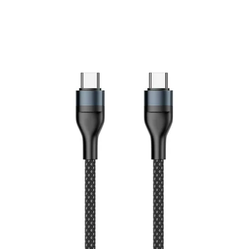 Premium 1m Braid Date Cable Fast Charging Micro USB TYPE C USB C-USB C PD Cable