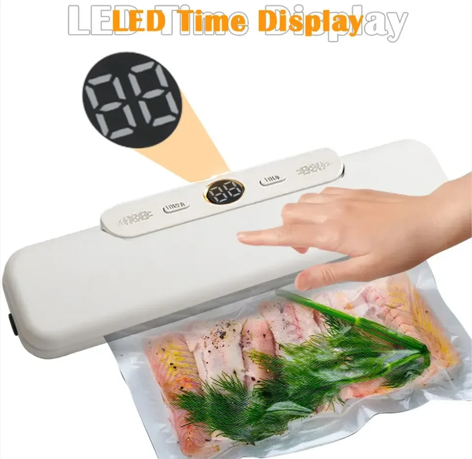 Household Small Kitchen Appliances Food Saver Vacuum Sealer Machine