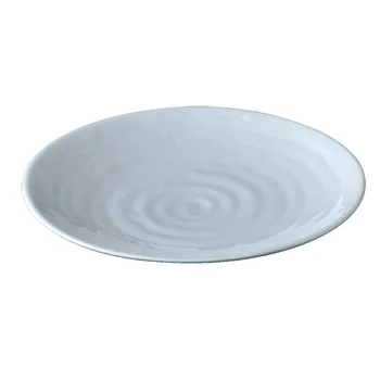 Custom Restaurant Dinnerware 10.5 Inch Large White Round Melamine Charger Plate