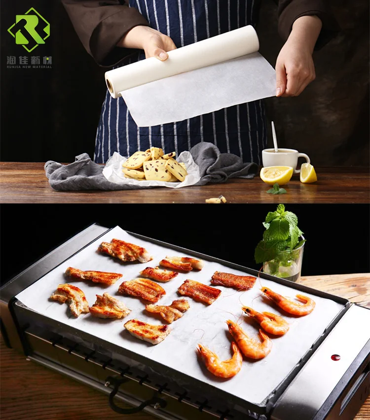 Pre Cut Food Grade Paper Siliconized Colored Baking Parchment Paper