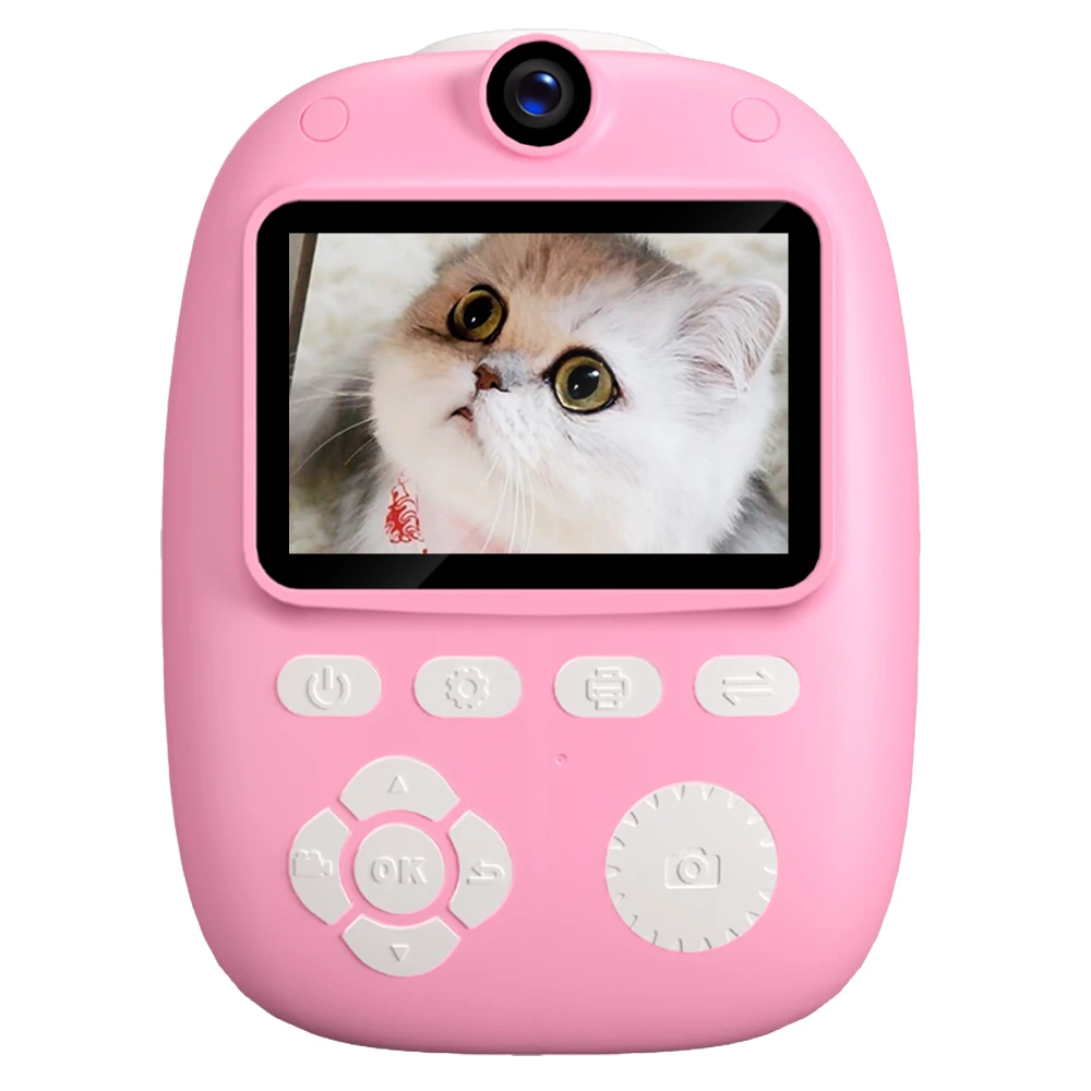 2021 New Popular Child Cartoon Small Instant Print Digital Camera Christmas Gift Digital Camera Whole Set Include Camera Bag