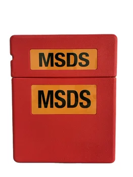 Alibaba.com: Chemical Safety Plastic MSDS Document Box for Safety Storage  Cabinets : Durable plastic construction, compliant with chemical safety  standards. Source reliable safety storage solutions from verified suppliers