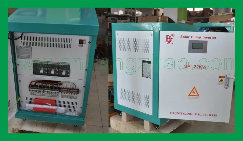 Solar Water Pump Motor Controller AC 380V Bypass Inverter & Converter for 3 Phase AC Pump System-Triple Output Type