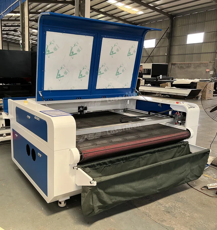 High Speed Fabric Textile Laser Cutting Machines Cnc CO2 1610 1625 1810 Cutting for T Shirt Sportswear Clothing Cutting Machine