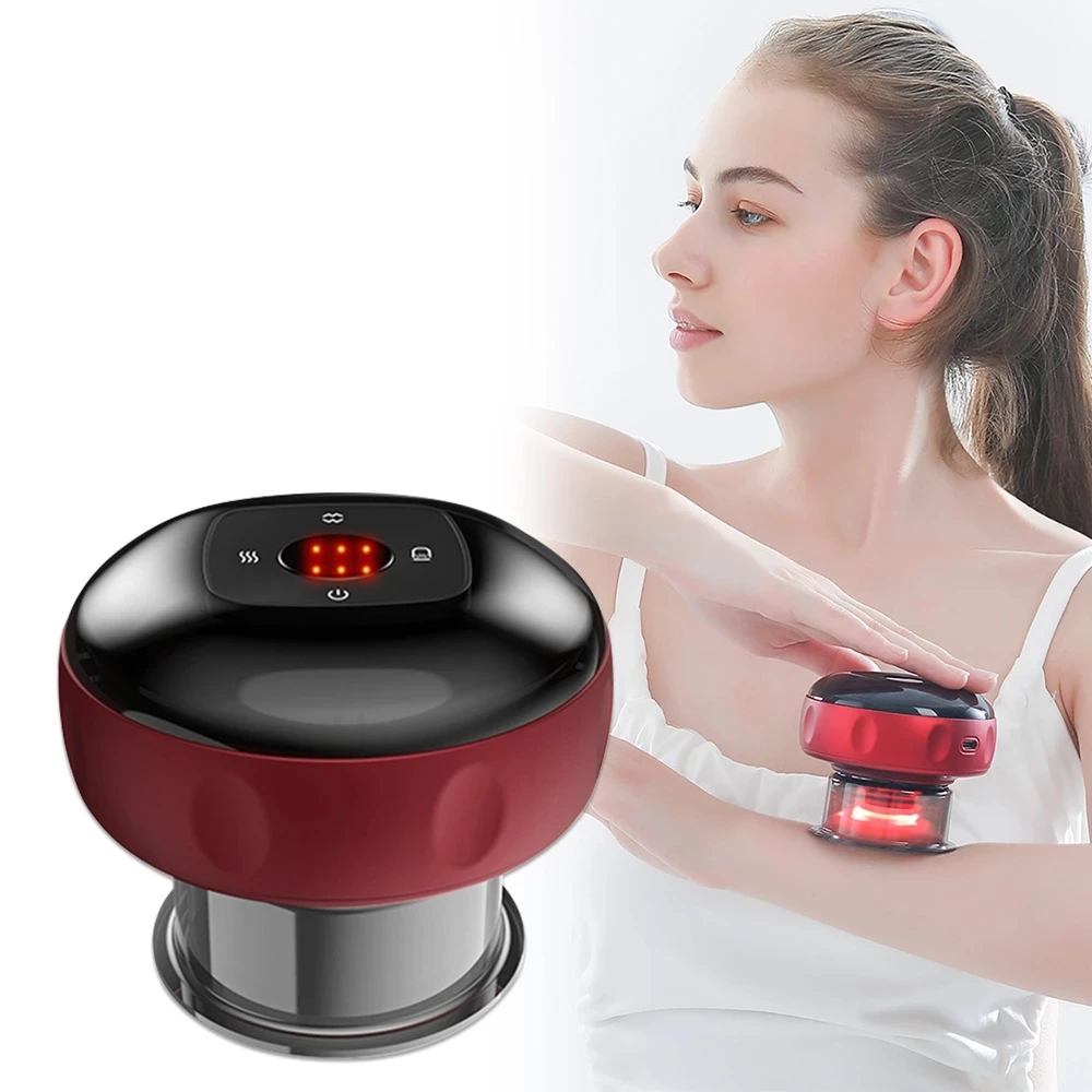 Ykohkofe 6 Gear Electric Cupping Massage Scraping Massager Body