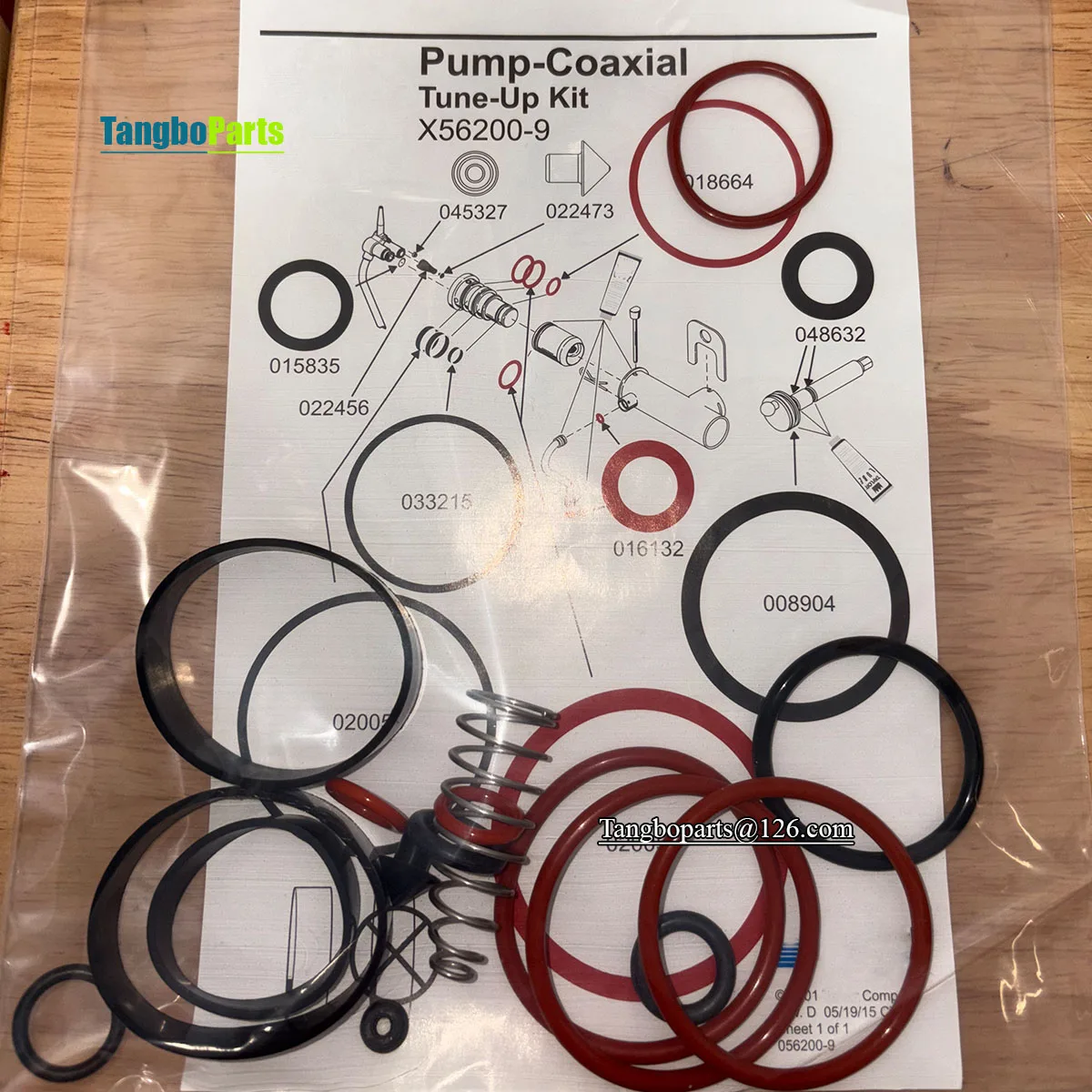X49463-9 Pump-Coaxial Soft Serve Barrel Tune-up Kit for Taylor