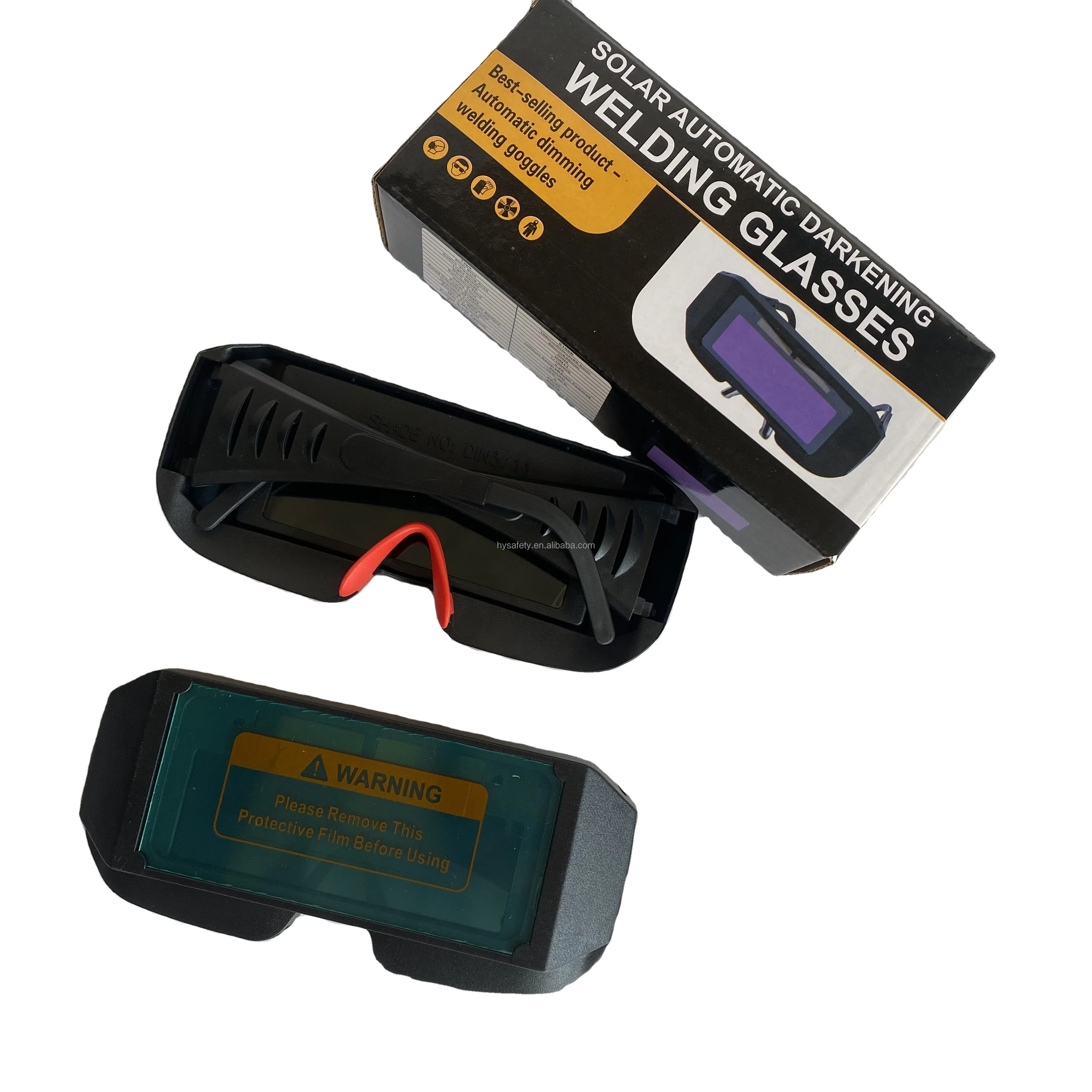 Очки для защиты глаз от автоматического затемнения 100 шт. в одной коробке