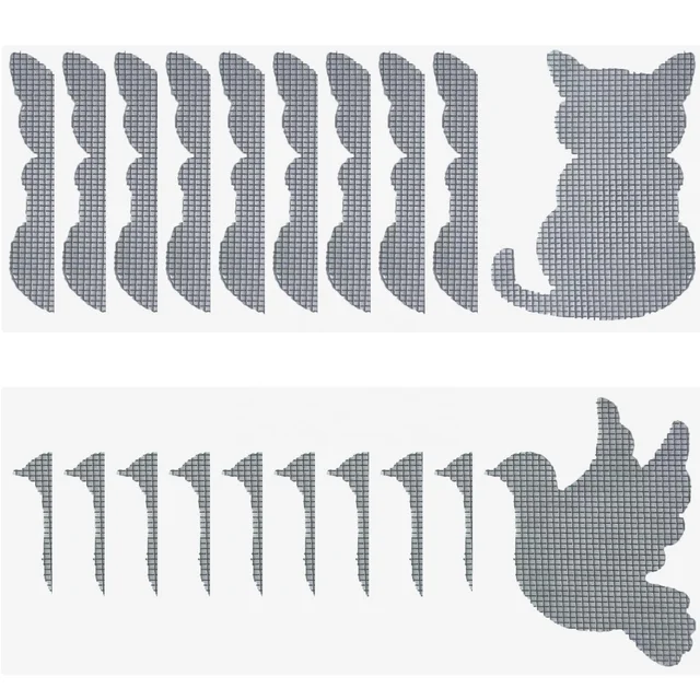 YA SHINE lovely cat shape Strong Adhesive Screen Repair Stickers window screen repair kit