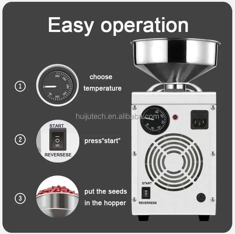 Home Essential Coconut Oil Extractor Machine/cotton Seed Oil Press