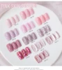 Set di smalti gel rosa senza hema