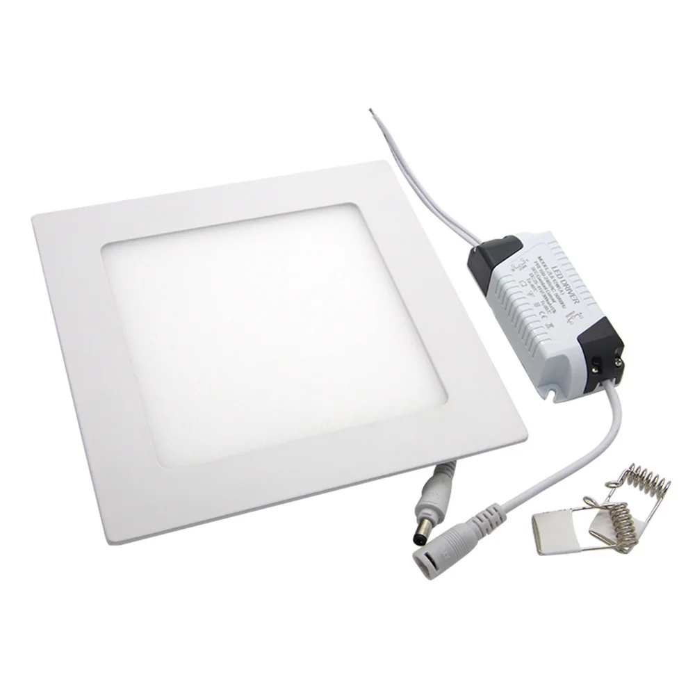 Factory Low Price Square led slim panel light  AC85 265V 15w led ceiling lights  BLS Office Rohs Homes Rating