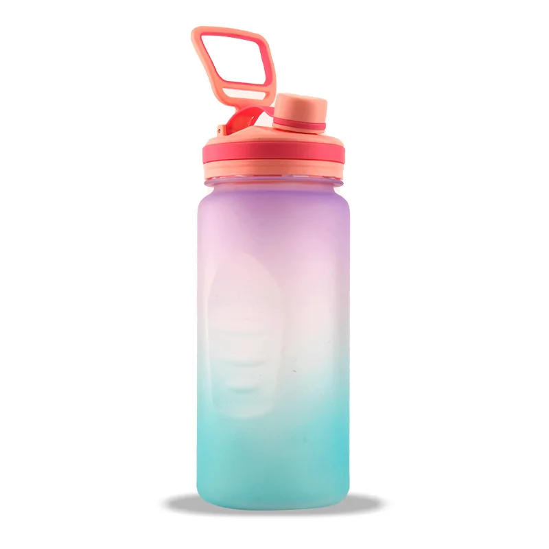 New Design Plastic Water Bottle  Big Capacity Single Wall Outdoor Sport Water Bottle