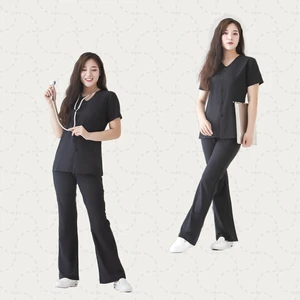 Wholesale Stack Joggers Set Doctor Hospital Uniforms Sets Womens Jogger Set Best Selling Spandex Breathable Female Medical