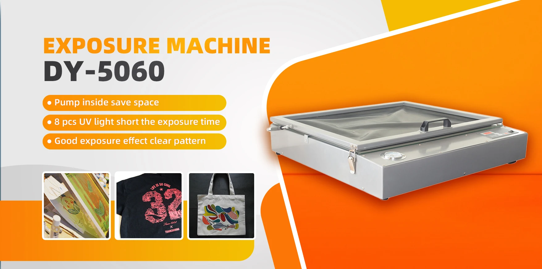 Doyan 80w Led Vacuum Exposure Unit For Screen Printing Tabletop Precise