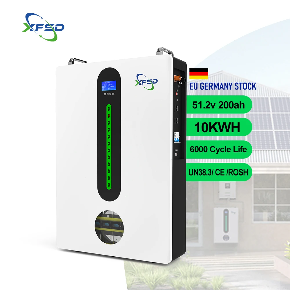 10-Year Warranty Deye Solar Powerwall: 5/10kWh, 48V/51.2V, LiFePO4 Off-Grid