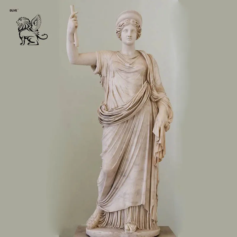 BLVE Spot Goods White Stone Carvings Life SIze Garden Greek Figure Venus Sculpture Reproductions Marble Statue of Venus